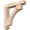Ekena Millwork Westlake Craftsman Smooth Bracket w/ Offset Brace, Douglas Fir, 5 1/2"W x 28"D x 28"H BKT0604X28X28WTL04SDF - alternate 1
